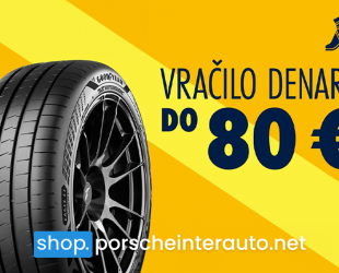 Goodyear nagrajuje! Vračilo denarja do 80 € ob nakupu seta letnih ali celoletnih pnevmatik Goodyear