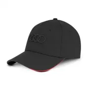 Audi kapa z logotipom Audi Rings – črna (3132402630)