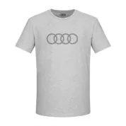 Audi  Moška Kratka Majica Siva Bombaž (3132402403)