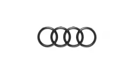 Audi napisi zadaj – črni sijajni logotip (Q7, od 2015 dalje) (4M0071802)