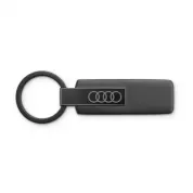 Audi obesek za ključe iz nerjavečega jekla – črn (3182501810)