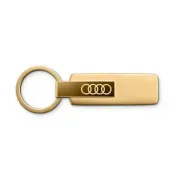 Audi obesek za ključe iz nerjavečega jekla – zlata barva (3182501820)