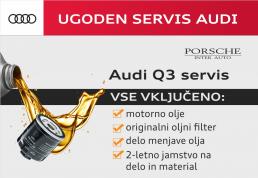 Audi servis: menjava olja Audi Q3 2.0 TDI 