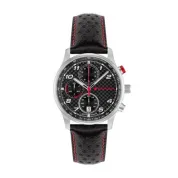 Audi Sport kronograf ura Carbon moška srebrna črna (3102500500)