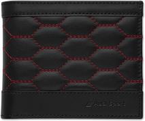 Audi Sport original usnjena denarnica, moška, črno-rdeča (3152201200)