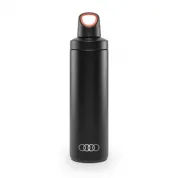 Audi Termovka Izolirana Steklenica za Vodo 600 ml Črna z Oranžnimi Detajli (3292400600)