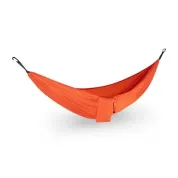 Audi Viseča Mreža Outdoor Komplet Oranžna 270x155 cm s Karabini in Trakovi (3292400400)