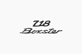 Dvodelni magnetni komplet Porsche z logotipom 718 Boxster (WAP0502070PBXT)