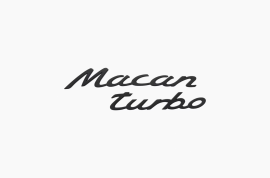 Dvodelni magnetni komplet Porsche z logotipom Macan turbo (WAP0502080PMAC)