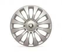 Komplet okrasnih pokrovov platišč (4-delni set) za Škoda Fabia III, Rapid (5JA071455A)