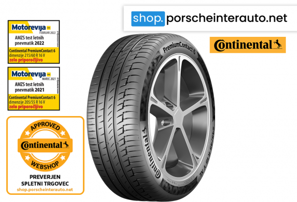 Letne pnevmatike Continental 225/45R17 91Y FR PC6 CRM PremiumContact 6 (03134400000)