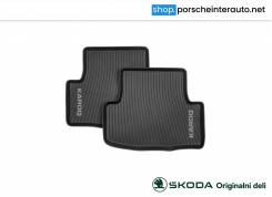 Original gumijasti tepihi/ predpražniki za Škoda KAROQ (2017- ) - 2 kos (zadnja) (57A061512A)