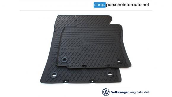 Original gumijasti tepihi/predpražniki za Volkswagen Golf 5 (2004-2008) -2 kos (sprednji) (1K1061502  82V)