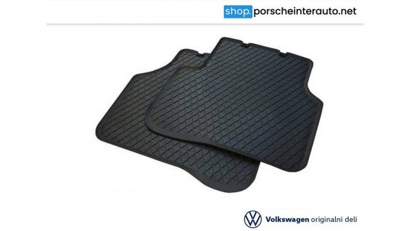 Original gumijasti tepihi/predpražniki za Volkswagen Golf 5 (2004-2015) - 2 kos (zadnji) (1K0061512  82V)