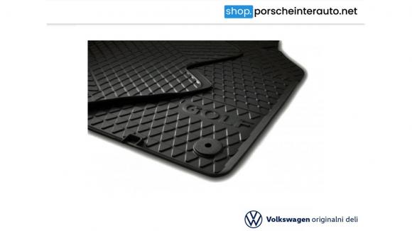 Original gumijasti tepihi/predpražniki za Volkswagen Golf Sportsvan (2014) - 2 kos (sprednji) (517061502A 82V)