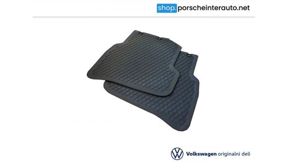 Original gumijasti tepih/predpražniki za Volkswagen Polo (2009-2017) - 2 kos (zadnji) (6R0061512  82V)