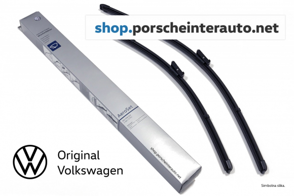 Originalni brisalci Volkswagen Golf 7 2013-2020 in e-Golf 2014- (spredaj - 2 kosa) (5G1998002)
