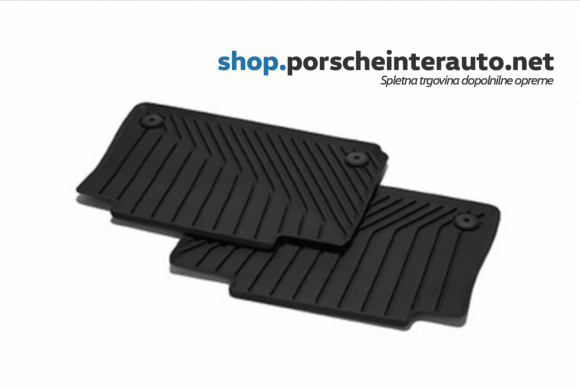 Originalni gumijasti tepihi - predpražniki Audi e-tron 2019 - (2 zadnja kosa) (4KE061511  041)