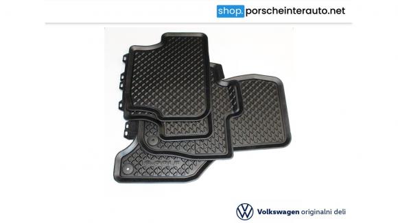 Originalni gumijasti tepihi/predpražniki za Volkswagen eGolf (2015) - 4 kosi (5GE061500B 041)