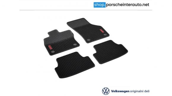 Originalni gumijasti tepihi/predpražniki za Volkswagen Golf GTI 5,6 (2004-2014) - 4 kosi (1K1061550HB041)