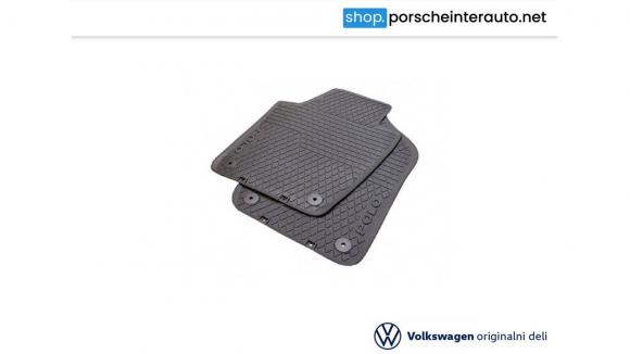 Originalni gumijasti tepihi/predpražniki za Volkswagen Polo 6 (2014-2017) - 4 kosi (6R1061500A 82V)