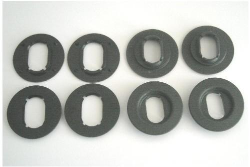 Plastični antrazitni pritrditveni čepki za avtomobilski tepih (8 kosov) (3D0061795  71N)