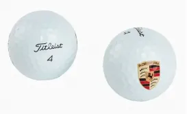 Porsche Golf Žogice Pro V1 – Set 3 kos z Logotipom Porsche (WAP0600540RGBS)