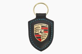 Porsche obesek za ključe Charging Service - usnjen, črn (WAP0503570RCHS)
