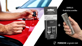 Porsche originalni korekturni lak za popravilo prask na vozilu - korekturna barva + DARILO (WAP XXX XXX XXX)
