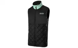 Škoda Motorsport Brezrokavnik Unisex Črno Telovnik Jakna (6U0084032A)