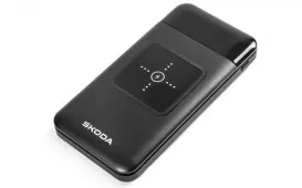 Škoda powerbank 10.000 mAh z brezžičnim polnjenjem (6U0051729A)