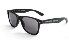 Škoda Sončna Očala Motorsport Unisex UV400 Wayfarer Črna Siva (6U0087900F)
