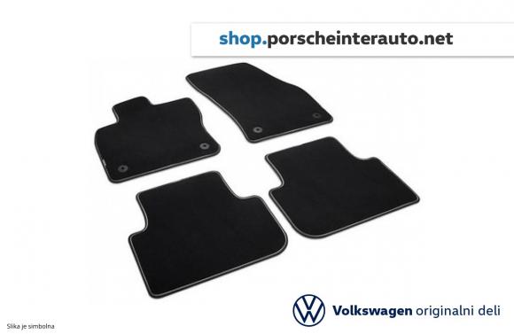 Sprednji in zadnji tekstilni predpražnik Volkswagen Tiguan 2016 (4 kosi) Črni (5NB061270  WGK)