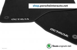 Tekstilni predpražnik Skoda Octavia III 2013 (2 kosa) Črni (5E1061404B)