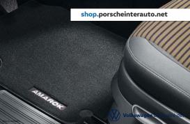 Tekstilni predpražnik Volkswagen Amarok Doppellkabine 2011-2017 (2 kosa) Črni (2H1061275  WGK)