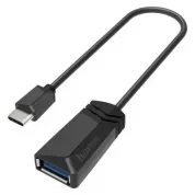 USB-C na USB-A adapter 15 cm črn (20145014077)