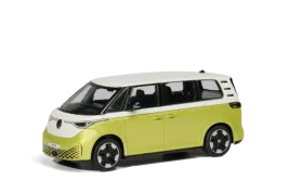VW ID. Buzz model 1:43 – Candy bela / limonino rumena (1T3099300  D1B)