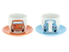 VW kavni set skodelic z krožnički – 2 kosa (KUKBETA51)